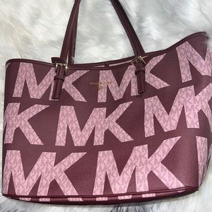 Michael Kors Burgundy tote
